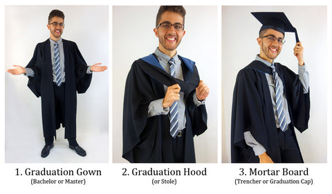 Students In Graduation Gown And Mortarboard Vector Illustration Stock  Illustration - Download Image Now - iStock